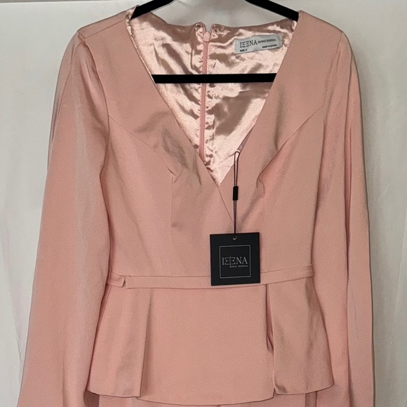 IEENA FOR MAC DUGGAL Long Sleeve Two Piece Crepe Pant Suit Women's Size 4 - Picture 4 of 8